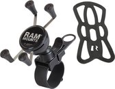 RAM® X-Grip® Fietshouder met RAM® EZ-Strap Rail Mount - zwart