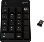 LogiLink ID0120 Numeriek toetsenbord Radiografisch Zwart