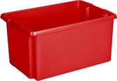 Boîte de rangement Sunware Nesta - 51L - Plastique - Rouge