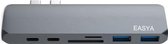 USB-C Adapter Met Thunderbolt 3 Grijs voor Apple MacBook Pro 2016 ->