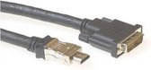 Intronics - HDMI naar DVI-D kabel - 10 m - Zwart