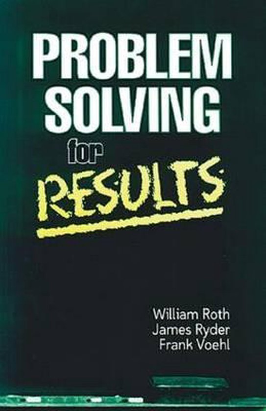 Problem Solving For Results - cover