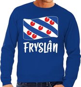 Blauwe trui / sweater Fryslan / Friesland vlag heren 2XL