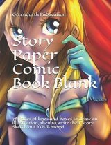 Story Paper Comic Book Blank