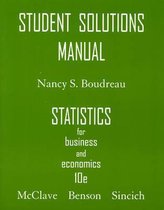 Student Solutions Manual for Statistics for Business & Economics