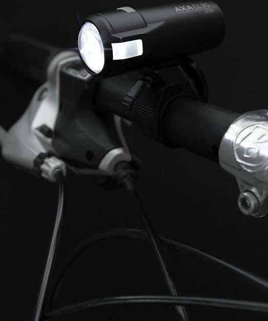 Kit éclairage Vélo LED Rechargeable USB-C - Lumière Avant 500 Lumens + Feu Arrière - Autonomie 8.5h, étanche IPX4 - 8
