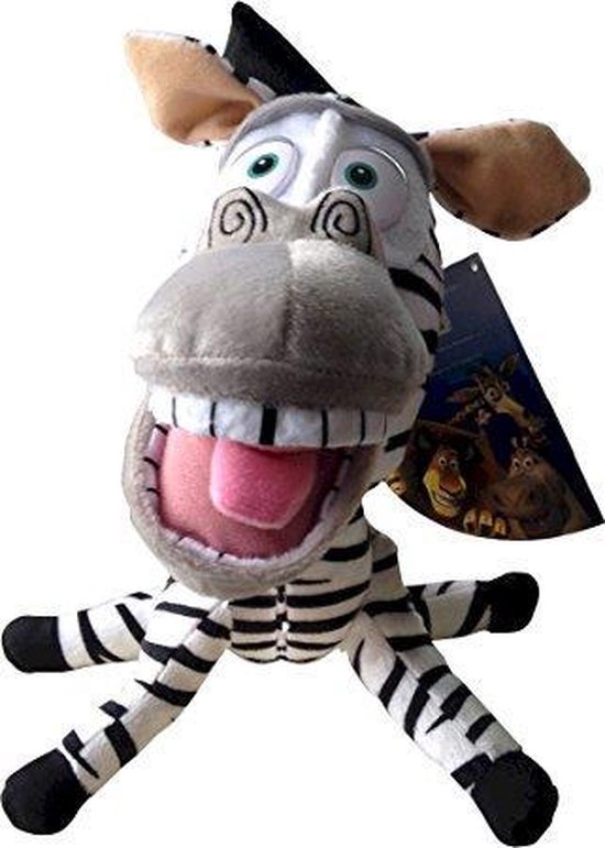 Dreamworks Madagascar Big Headz 20cm Pluche knuffel - Marty the Zebra |  bol.com