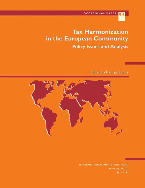 Occasional Papers 94 - Tax harmonization in the European Com ... - cover