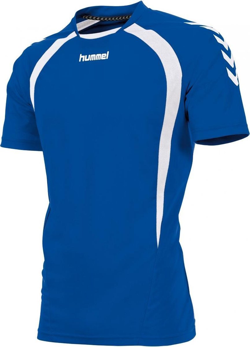 hummel Team T-Shirt Senior Sportshirt - Blauw Kobalt - Maat S | bol.com