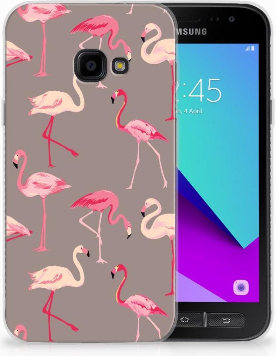 Samsung Galaxy Xcover 4 | Xcover 4s TPU Hoesje Flamingo