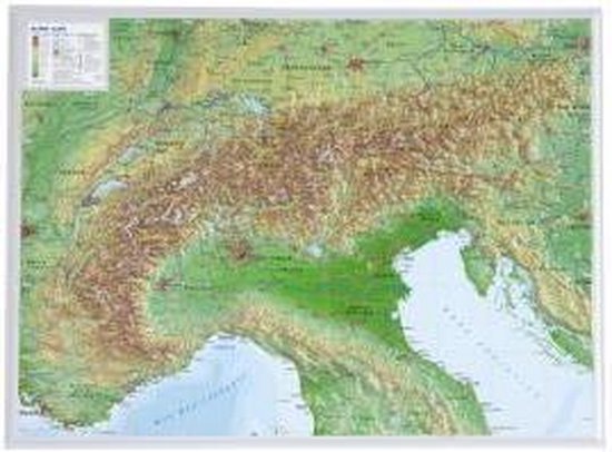 Alpen klein 1 : 2 400 000 - cover