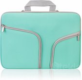 Laptop Sleeve met rits voor o.a. MacBook Pro 13 / MacBook Retina 13 inch - Laptoptas - Mint Groen