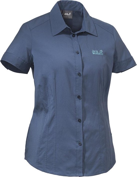 Jack Wolfskin Track Shirt Women - dames - blouse korte mouw - maat S -  blauw | bol.com