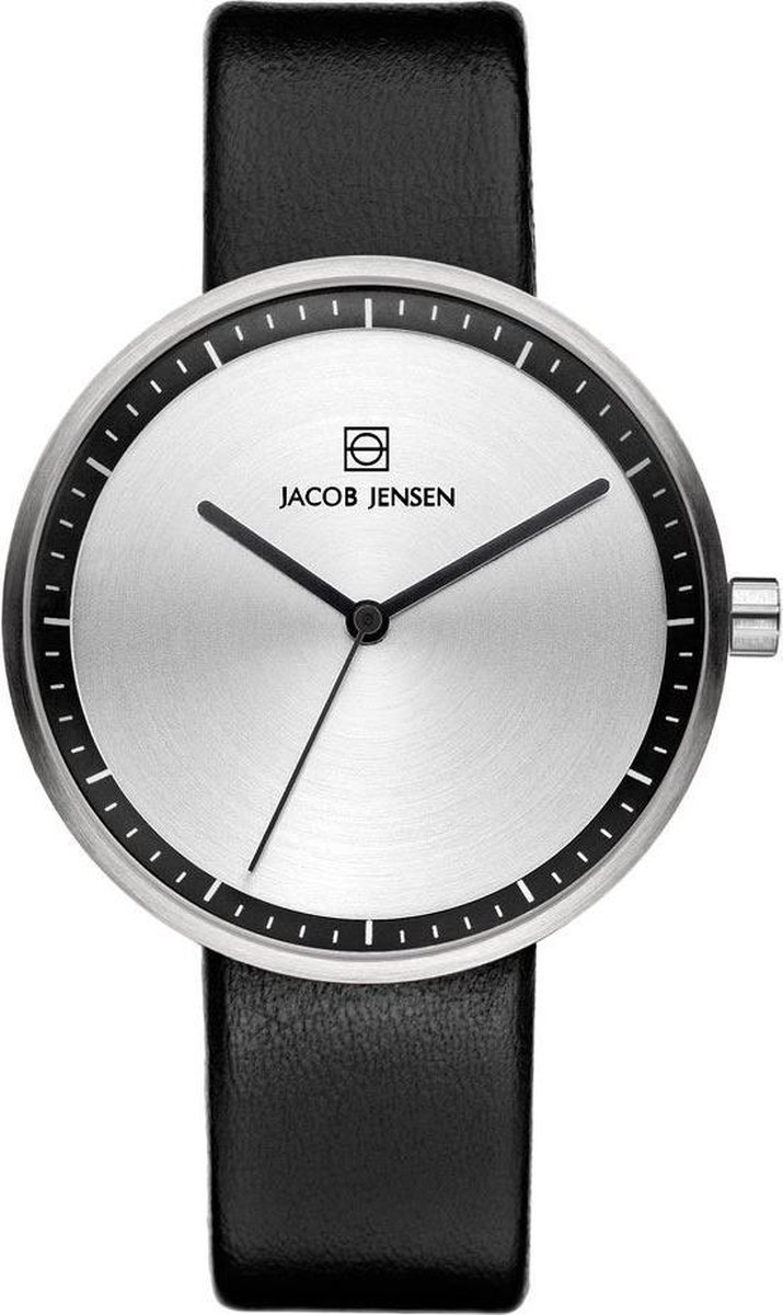 Jacob Jensen 280 horloge dames - zwart - edelstaal