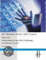 Der Windows Server 2003 Trainer - Security