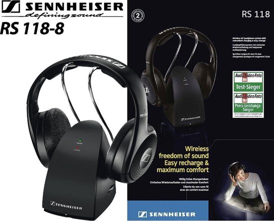 Sennheiser Rs 118-8 TV - Ecouteurs intra-auriculaires avec station  d'émission - Noir | bol.com