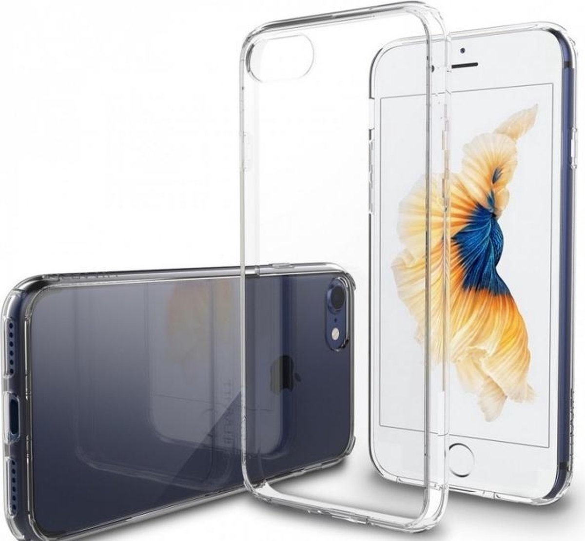 Hoesje geschikt voor Apple iPhone 7 - TPU Case Transparant (Sillicone Hoesje)