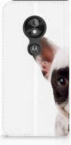 Motorola Moto E5 Play Uniek Standcase Hoesje Franse Bulldog