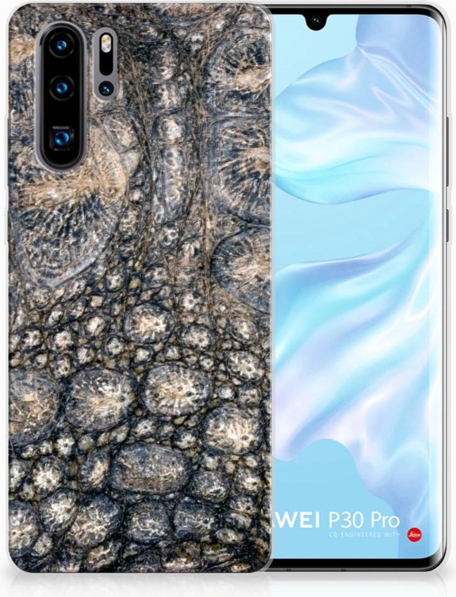 Huawei P30 Pro TPU Hoesje Krokodillenprint