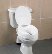 Toiletverhoger met deksel Savannah - Hoogte 13,2 cm - Wit - Adhome