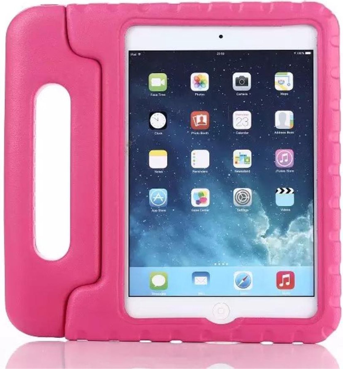Geschikt voor iPad Mini 5 / Mini 4 Hoesje - ShockProof Kids Case - Roze