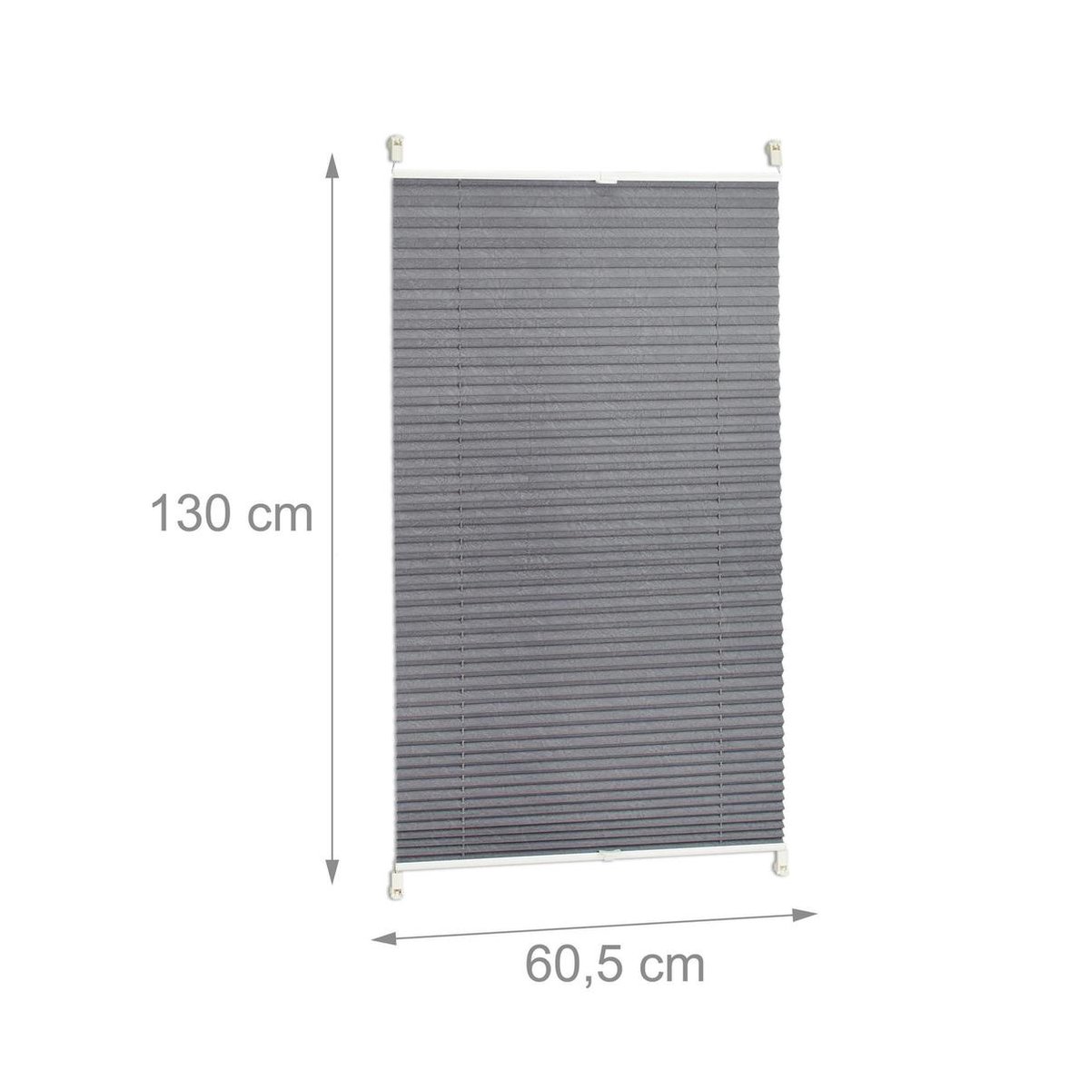 Store Plissé Occultant Sans Perçage – 90x150cm – Blanc – Auto-adhésif – Anti-UV – Installation Rapide Fenêtre Ou Porte