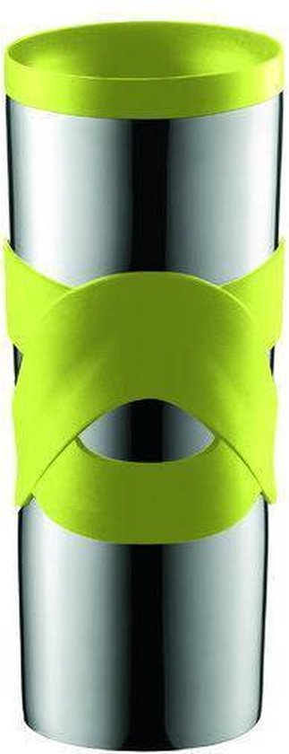 Bodum Travel Mug Thermosbeker - 0.45 l - RVS - Limoen groen
