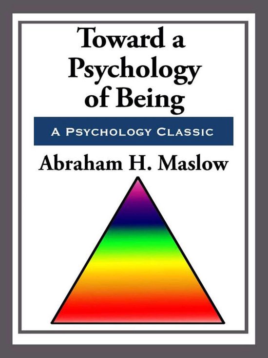Toward a Psychology of Being - cover