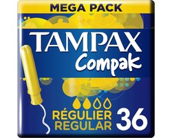 Tampax Tampons Compak Normal Applicator - 36 stuks