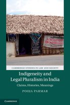 Cambridge Studies in Law and Society - Indigeneity and Legal Pluralism in India