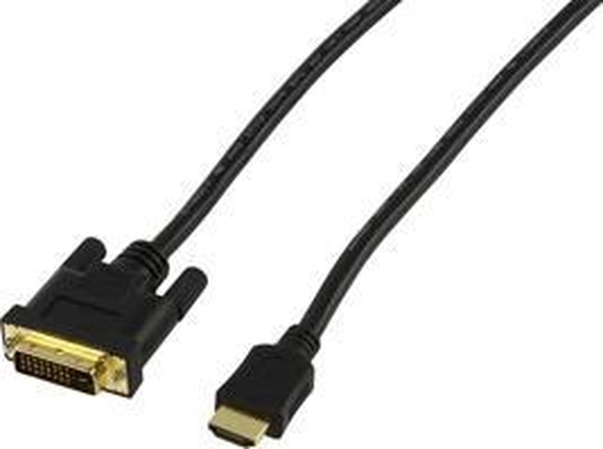 bol.com | Valueline - DVI - HDMI Beeldscherm Kabel - zwart - 10 meter
