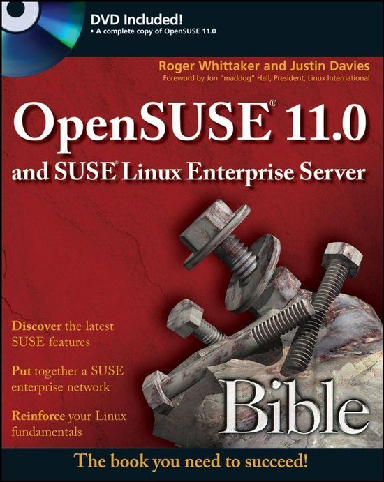 Bible 487 - OpenSUSE 11.0 and SUSE Linux Enterprise Server B ... - cover