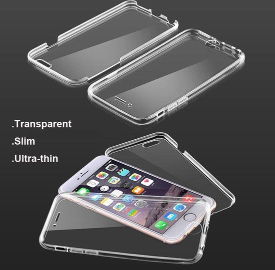 Huh wijs strijd iPhone 6 6S Full body Cover doorzichtig TPU voorkant en achterkant | bol.com