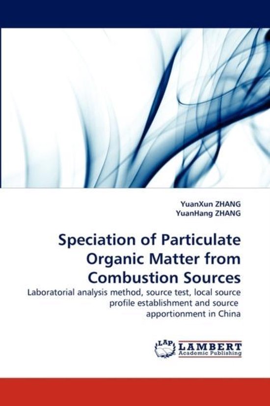 Speciation of Particulate Organic Matter from Combustion Sou ... - cover