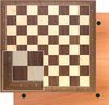 Afbeelding van het spelletje Schaakbord notenhout/ahorn 5cm