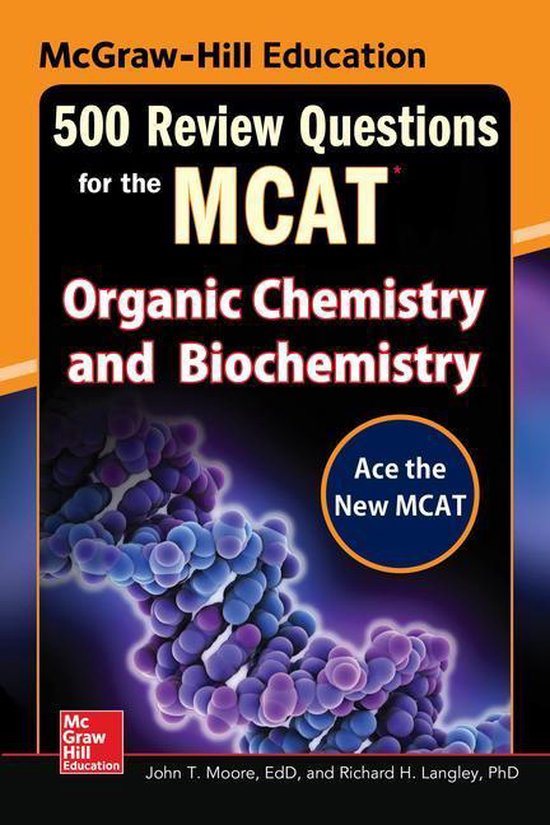 McGraw-Hill Education 500 Review Questions for the MCAT: Org ... - cover
