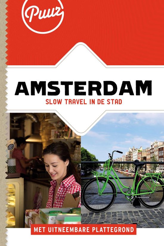 Cover van het boek 'Puur Amsterdam + uitneembare plattegrond'