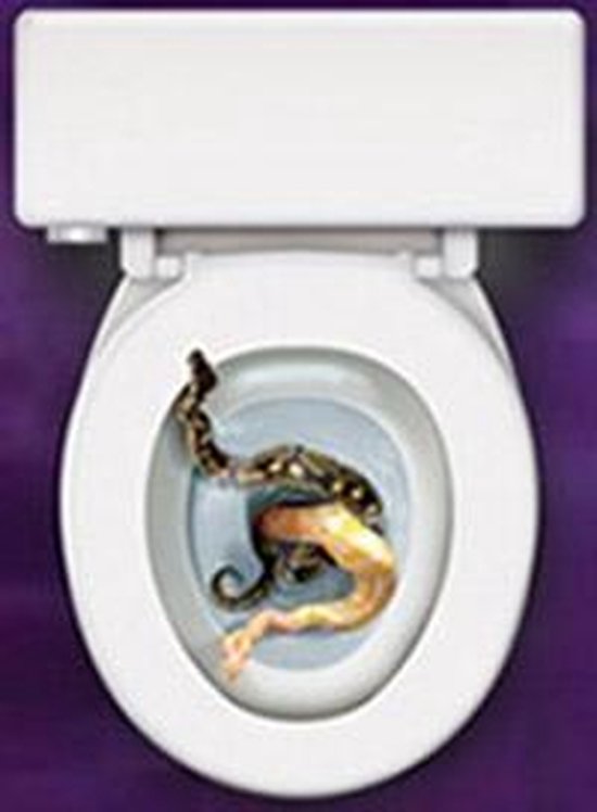 360 DEGREES - Slangen wc bril decoratie - Decoratie > Stickers | bol.com