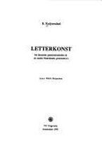 Letterkonst