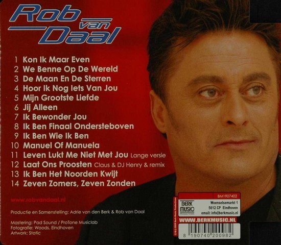 OMdat We Vrienden Zijn, Rob van Daal | CD (album) | Muziek | bol.com