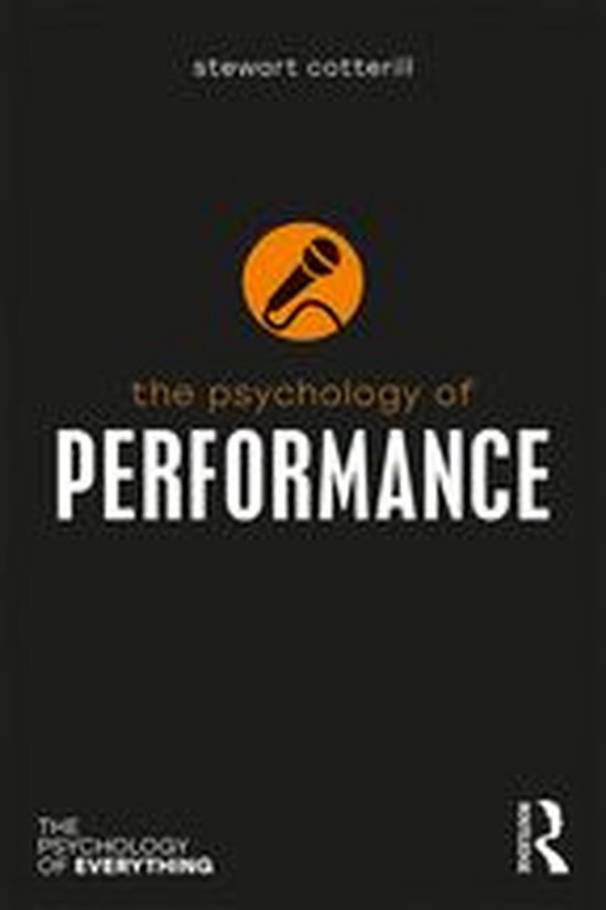 The Psychology of Everything - The Psychology of Performance - cover