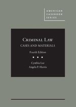 American Casebook Series- Criminal Law, Cases and Materials