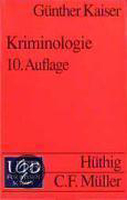 Kriminologie - cover