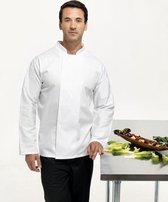 Premier Coolmax l/s chef's jacket, Kleur Wit, Maat XXL