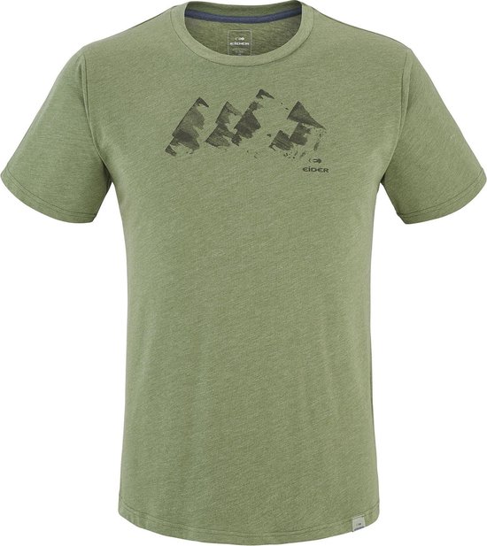Eider Yulton Tee Men - Heren - T-shirt - Groen - Print | bol.com