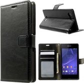Cyclone wallet hoesje Wallet hoesje Sony Xperia E3 zwart