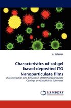 Characteristics of Sol-Gel Based Deposited Ito Nanoparticulate Films