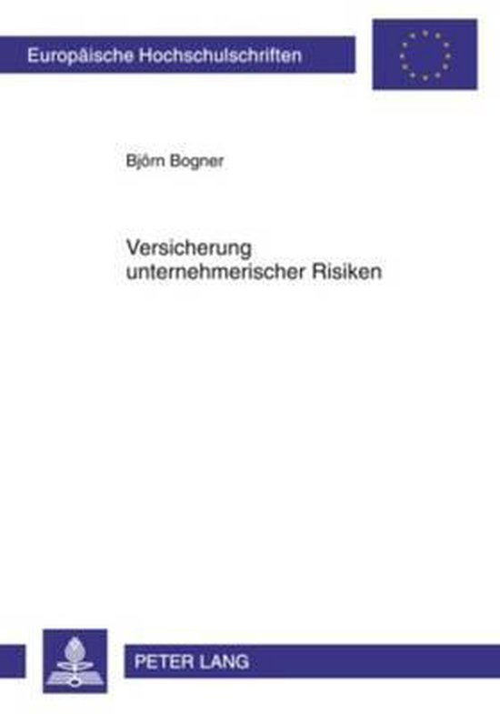 Versicherung unternehmerischer Risiken - cover