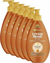 Garnier Loving Blends Honing Goud Bodymilk - 6 x 250 ml