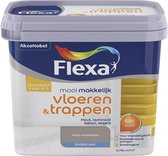 Flexa Mooi Makkelijk - Lak - Vloeren en Trappen - Mooi Warmgrijs - 750 ml
